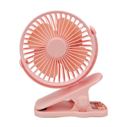 Mini Portable USB Clip-On Fan | Silent Rechargeable Personal Desk Fan for Dorms & Travel