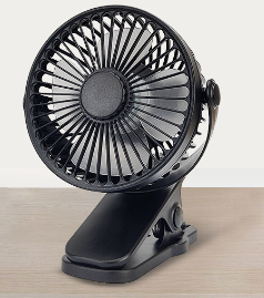 Mini Portable USB Clip-On Fan | Silent Rechargeable Personal Desk Fan for Dorms & Travel