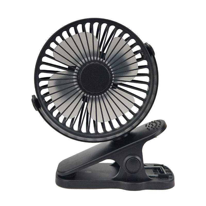 Mini Portable USB Clip-On Fan | Silent Rechargeable Personal Desk Fan for Dorms & Travel