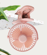 Mini Portable USB Clip-On Fan | Silent Rechargeable Personal Desk Fan for Dorms & Travel