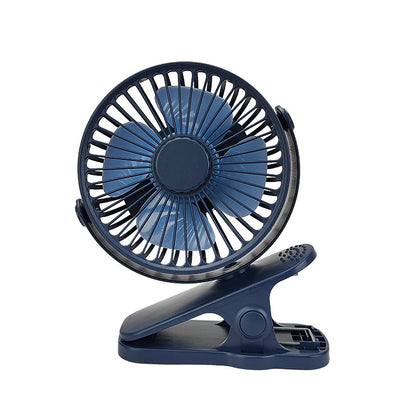 Mini Portable USB Clip-On Fan | Silent Rechargeable Personal Desk Fan for Dorms & Travel